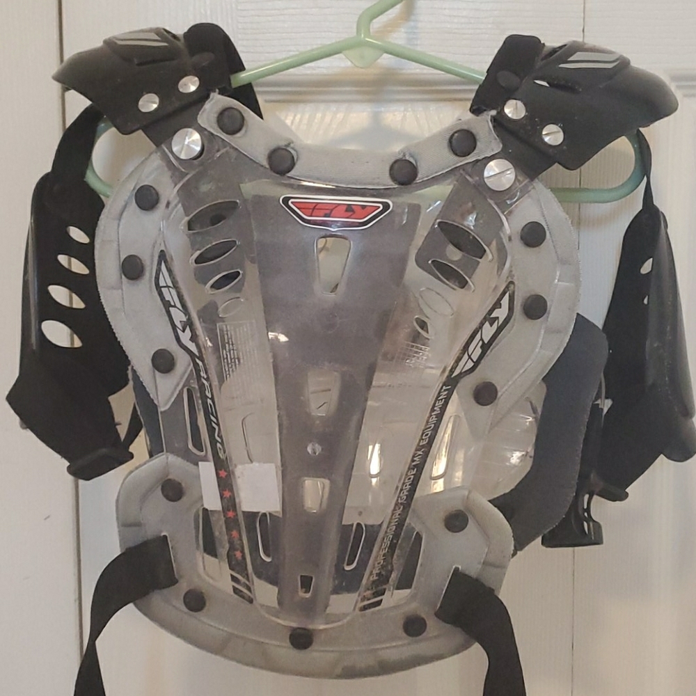 Fly racing chest protector.